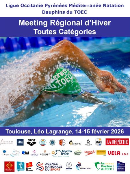 Natation Course : Meeting Régional d'hiver 2026